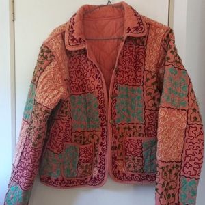 Reversible quilted jacket